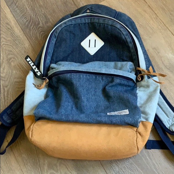 Tilly's Accessories - Denim Tillys Backpack